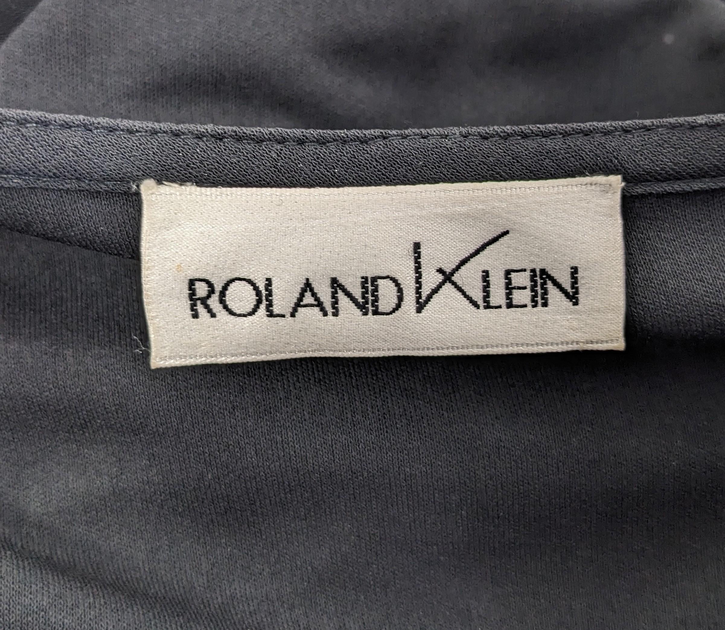 A. Klein - Top a tunica drappeggiato in jersey opaco in vendita 2