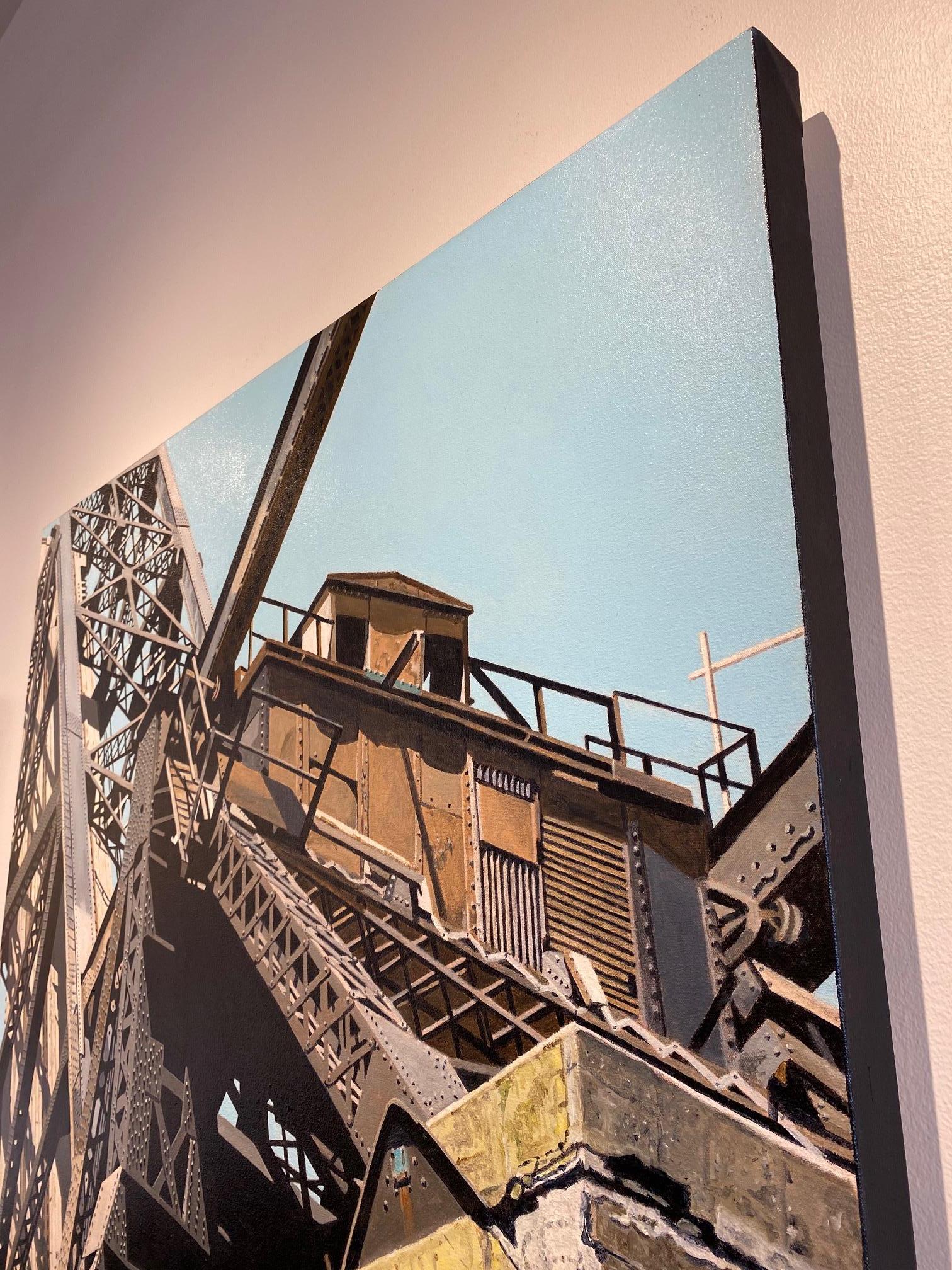 Represented by George Billis Gallery, NY & LA --    For the past dozen years or so I’ve focused on bridge elements by selecting portions of bridge structures and painting segments in a realist style.   Previous shows at the Billis Gallery have