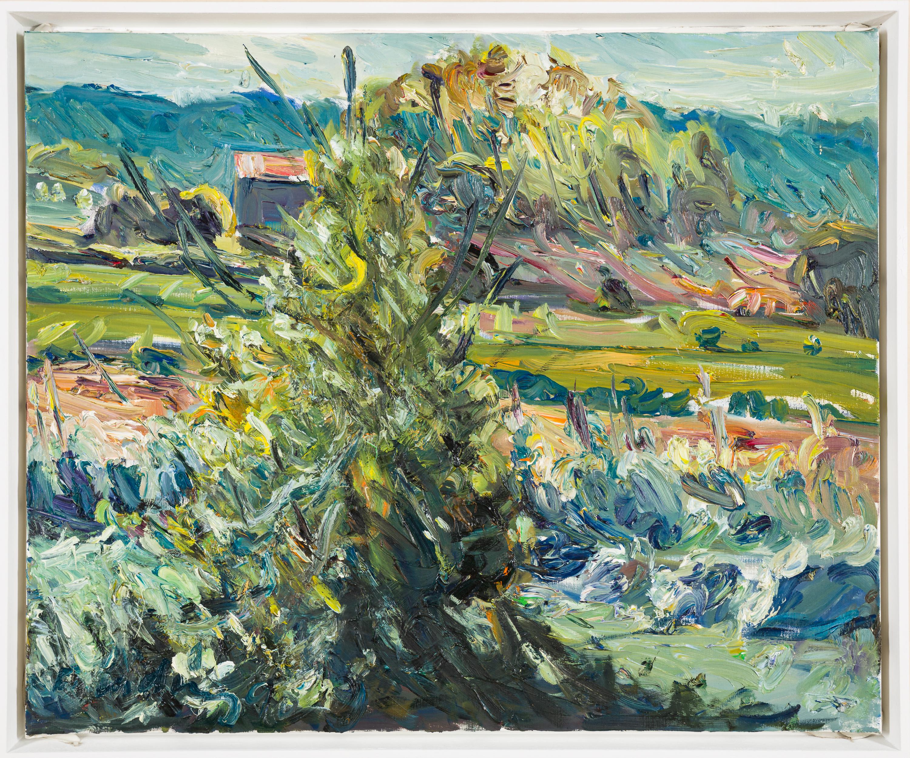 Roland Ladwig Landscape Painting – Lacoste IV