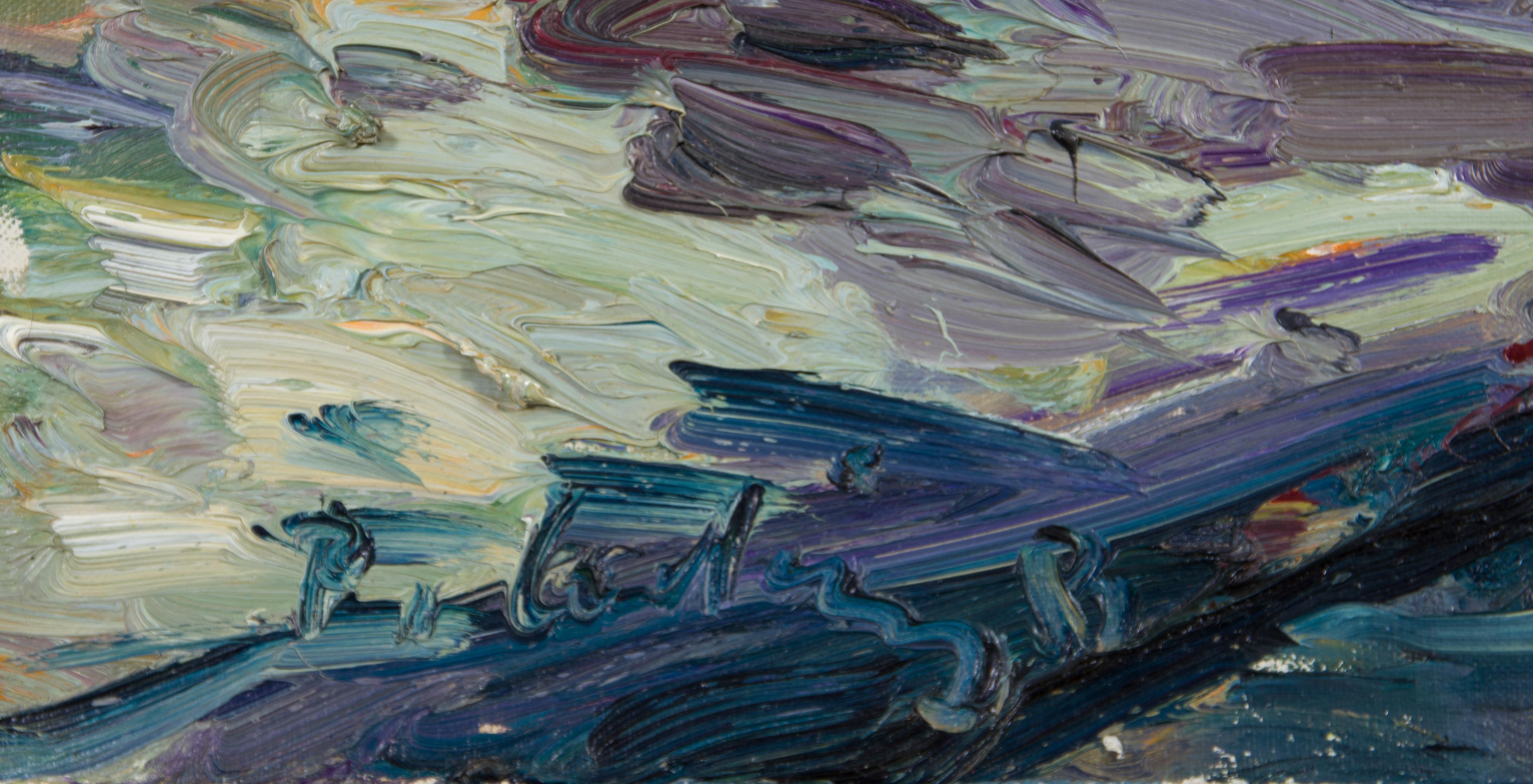 Landwehrkanal - Painting de Roland Ladwig