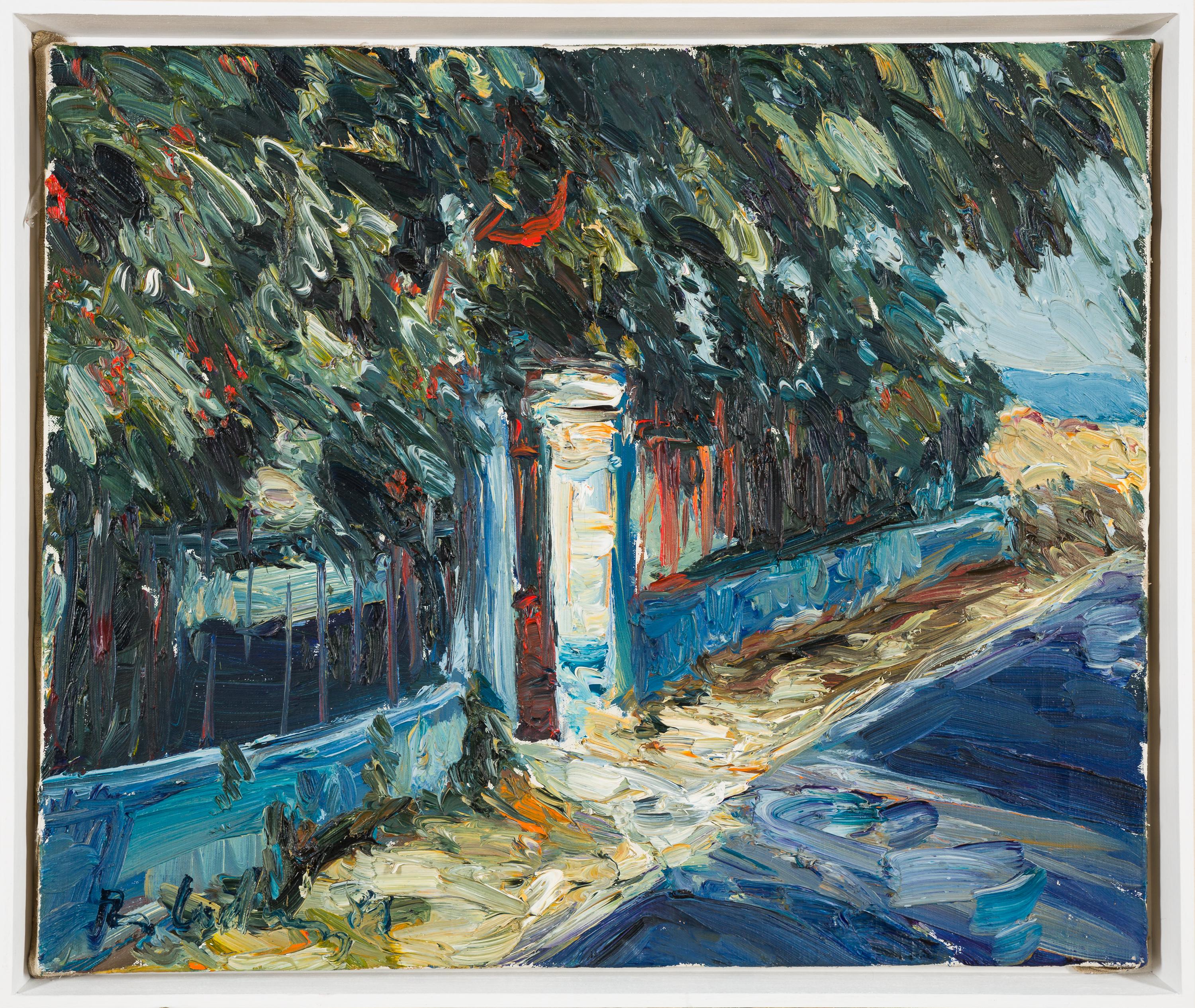 Vorgarten in der Provence – Painting von Roland Ladwig