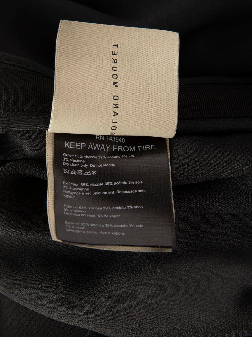 Roland Mouret jupe droite noire longueur genou, taille M Pour femmes en vente
