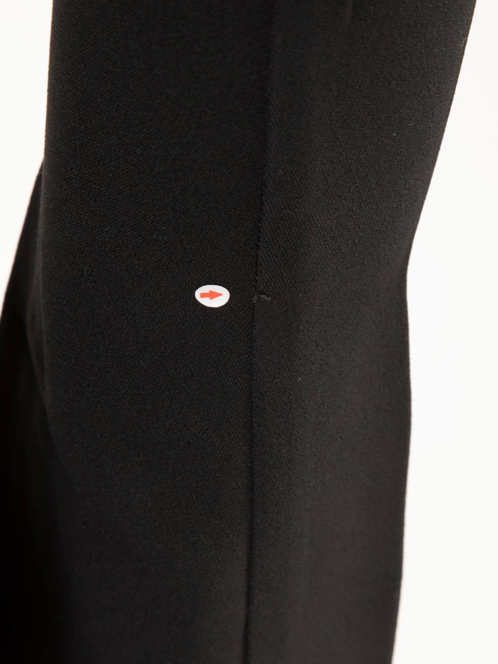 Roland Mouret Black Panelled V Neck Dress Size M For Sale 1
