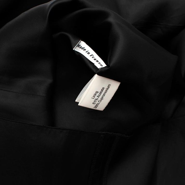Roland Mouret Black Silk Cut-out Mini Dress - Size US6 For Sale at ...