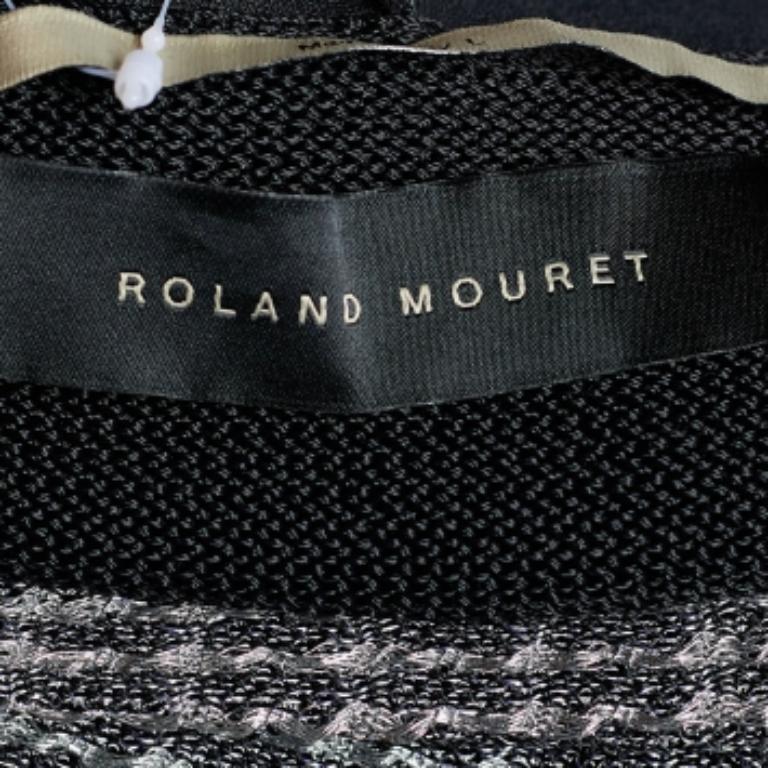 Roland Mouret Top Off-Shoulder in maglia nera/bianca L.A. In condizioni ottime in vendita a Dubai, Al Qouz 2