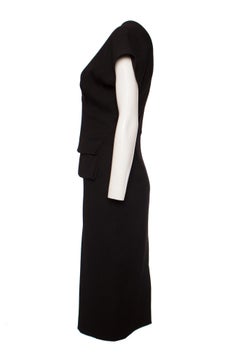 Roland Mouret, black wool dress