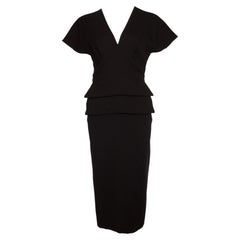 Roland Mouret, black wool dress