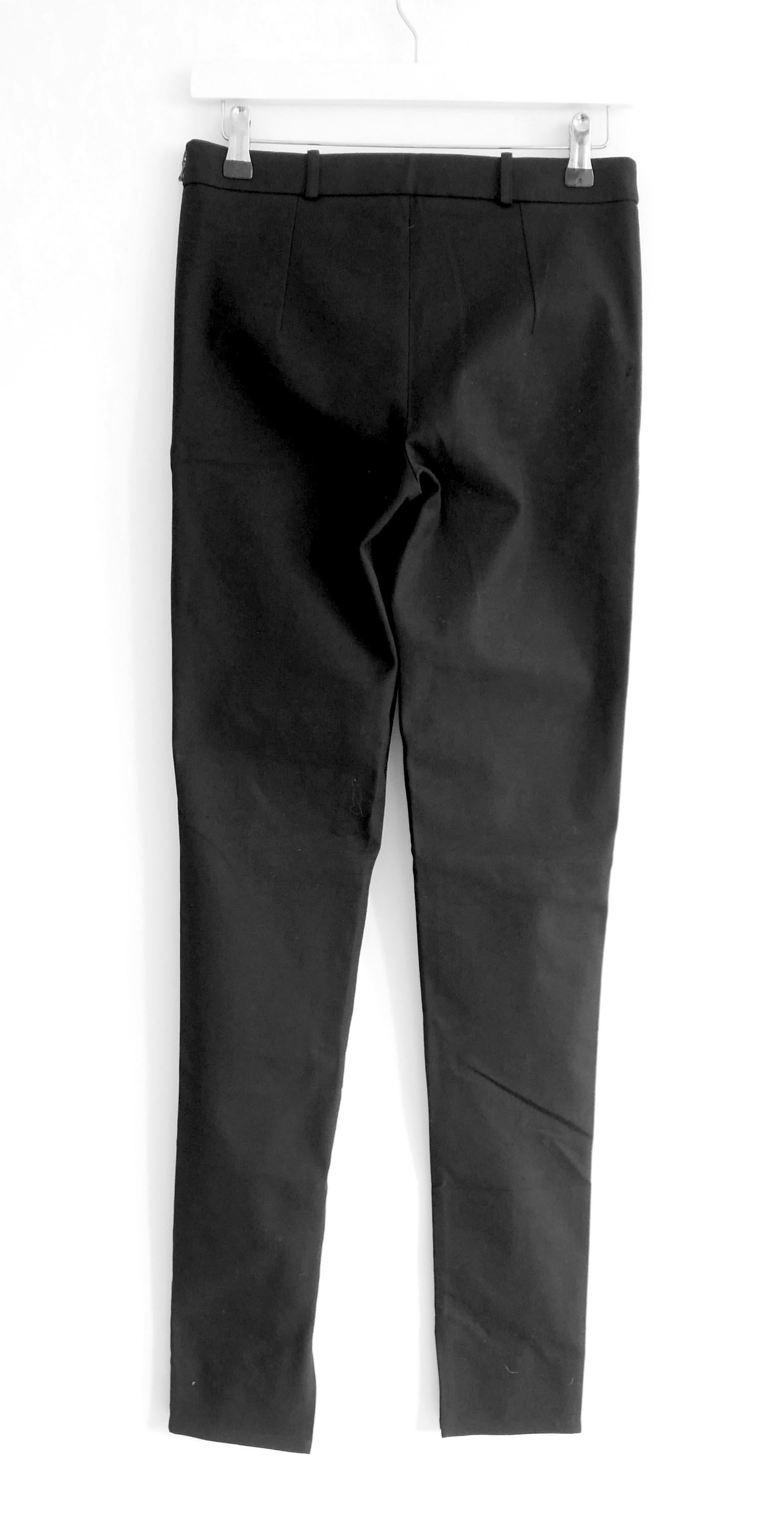 Women's Roland Mouret Black Zip Side Pants For Sale