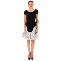Roland Mouret A-Linien-Rock aus Boucle-Tweed