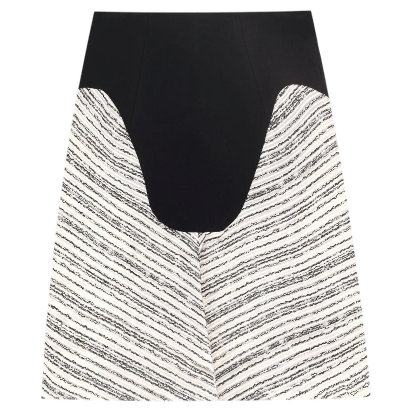 Roland Mouret Boucle Tweed A-Line Skirt