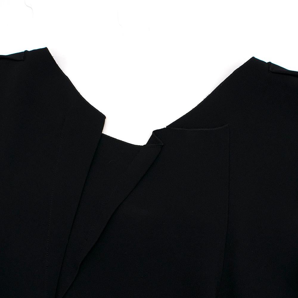 Roland Mouret Brownlow Black Stretch-Crepe Dress - Size US 8 1
