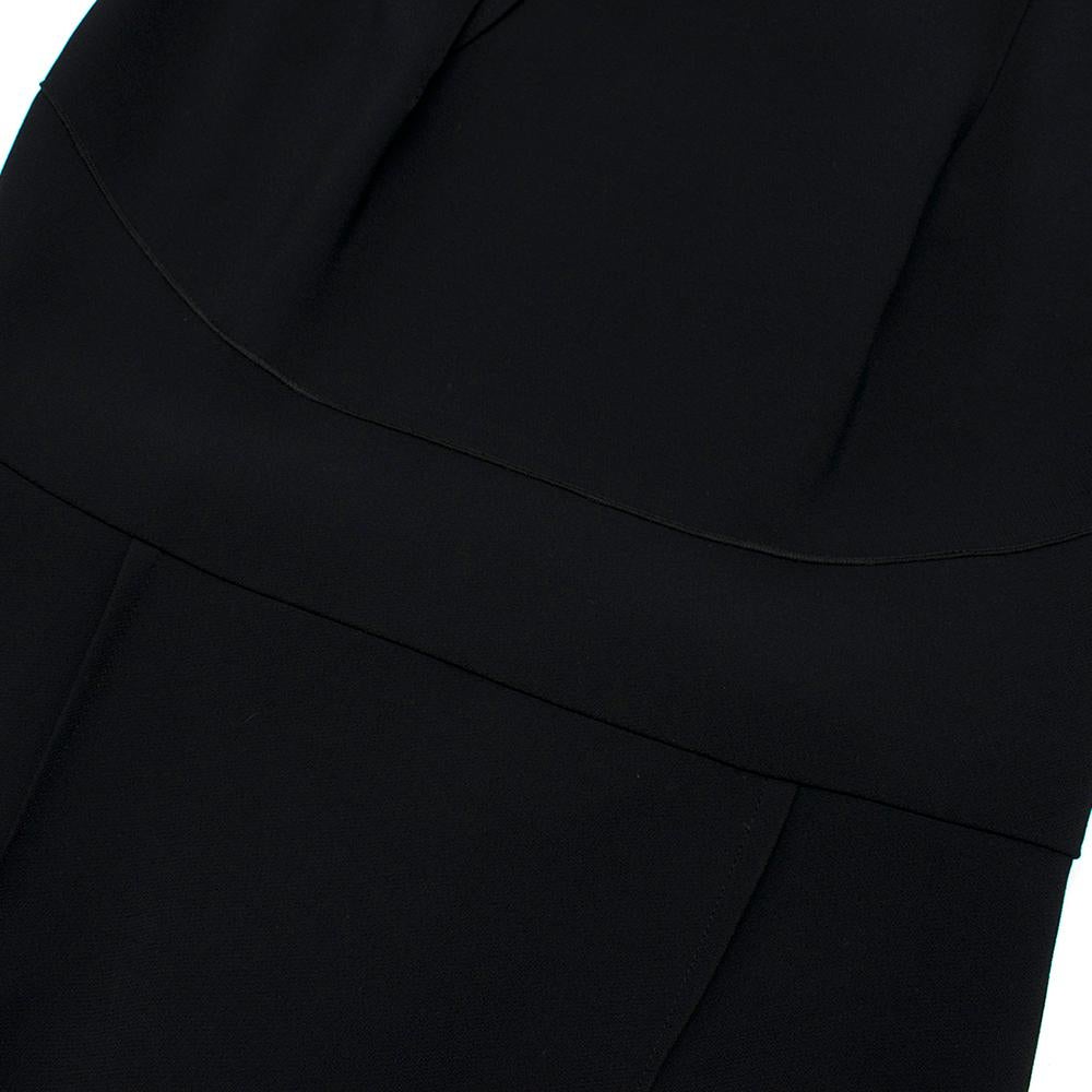 Roland Mouret Brownlow Black Stretch-Crepe Dress - Size US 8 2