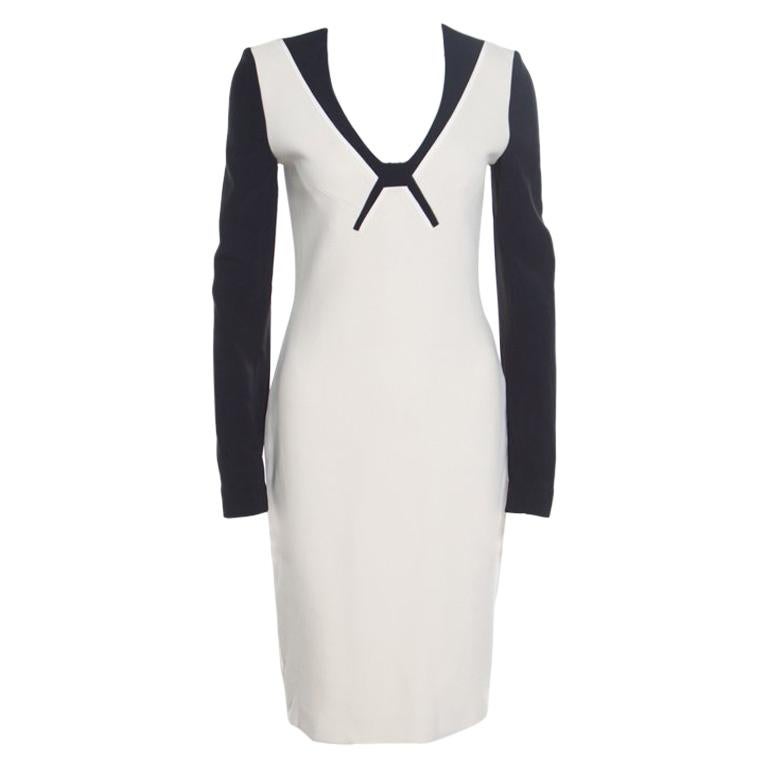 Roland Mouret Colorblock Knit Long Sleeve Kutim Dress M