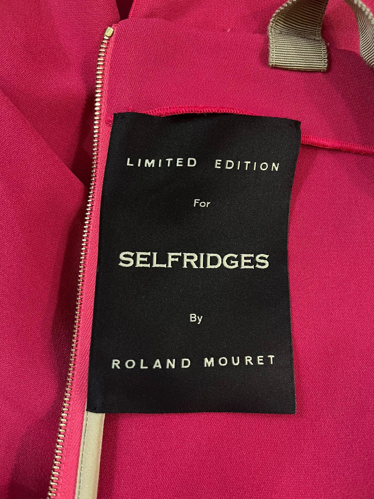  Roland Mouret For Selfridges Pencil Dress For Sale 2
