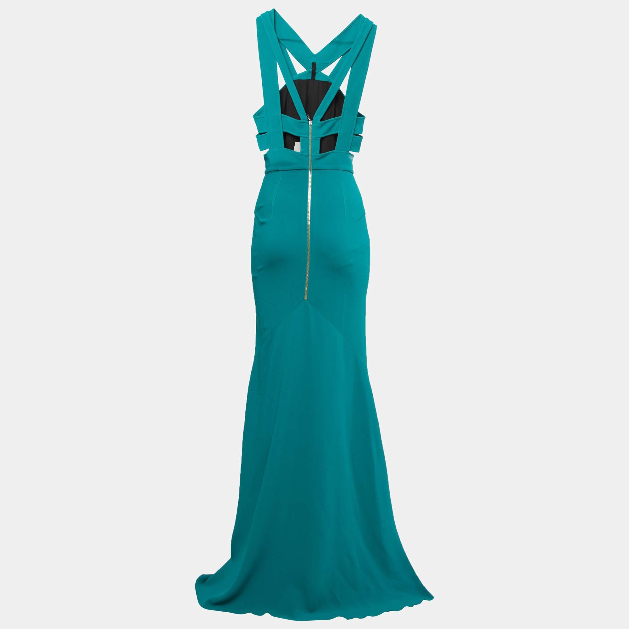 Resplendent, elegant, and gorgeous, this gown defines it all. Flaunting a floor-length silhouette, this gown is beautified using stunning details and a stylish neckline. Wear it with statement accessories and a defining clutch.

Includes: Brand Tag
