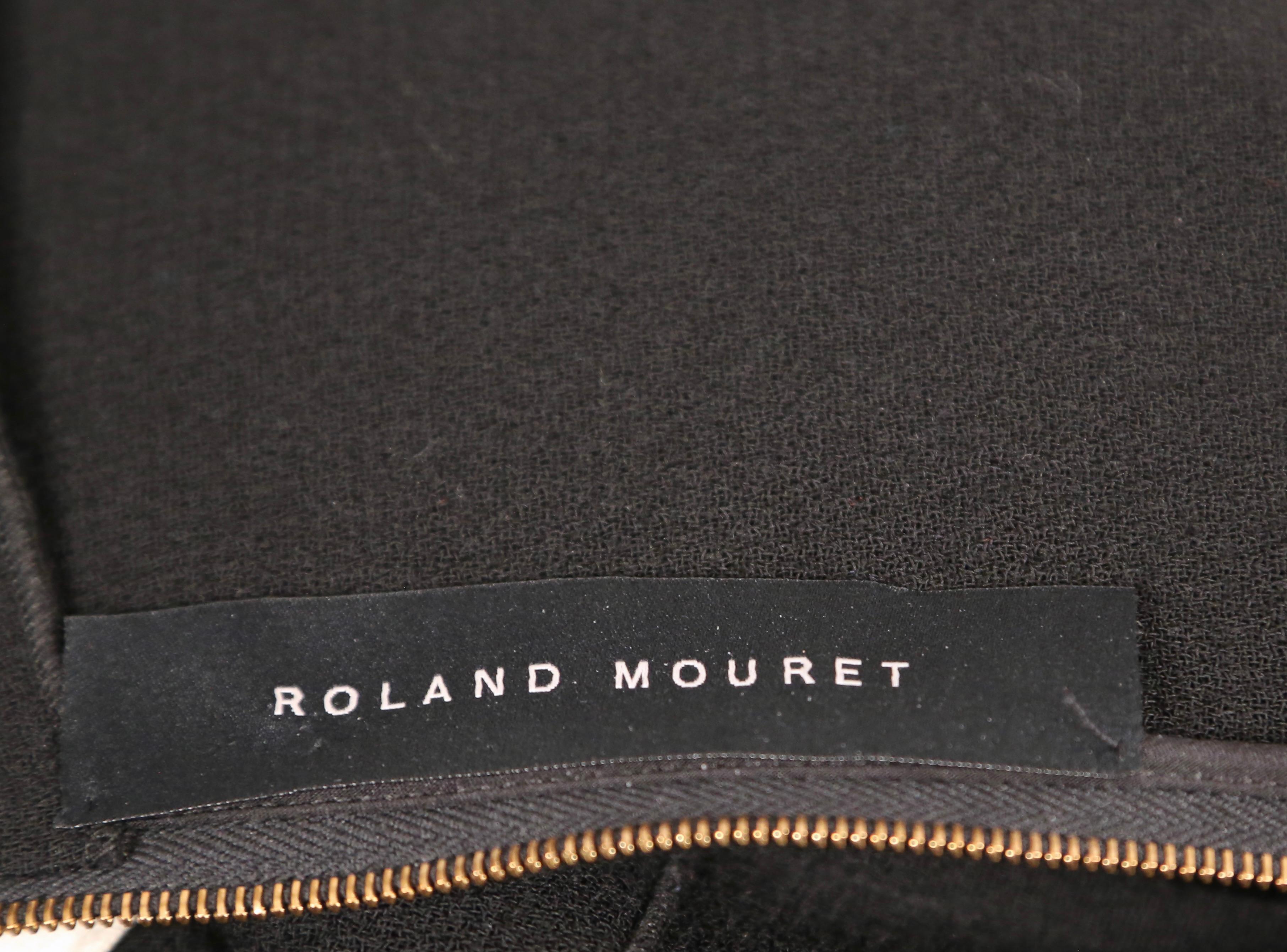 ROLAND MOURET grey wool dress suit For Sale 3