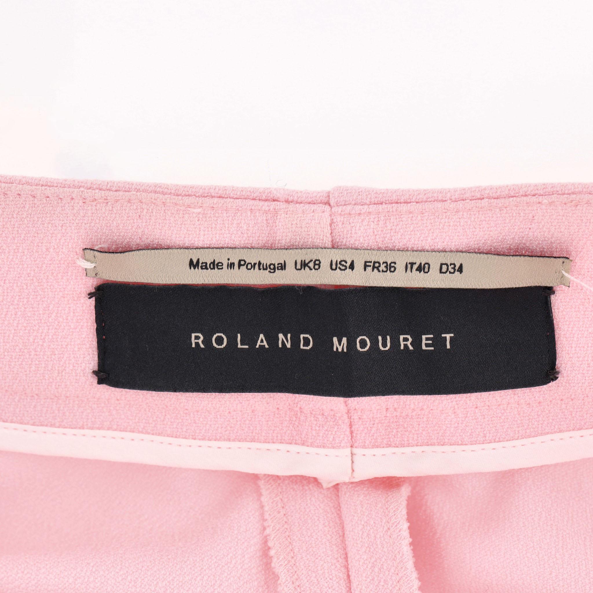 Women's Roland Mouret High-Waisted Tailored Trousers For Sale