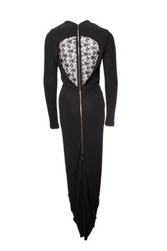 Roland Mouret, long black evening dress.