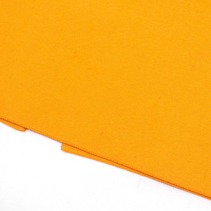 Roland Mouret Orange Bodycon Dress - Size US 4 For Sale 1
