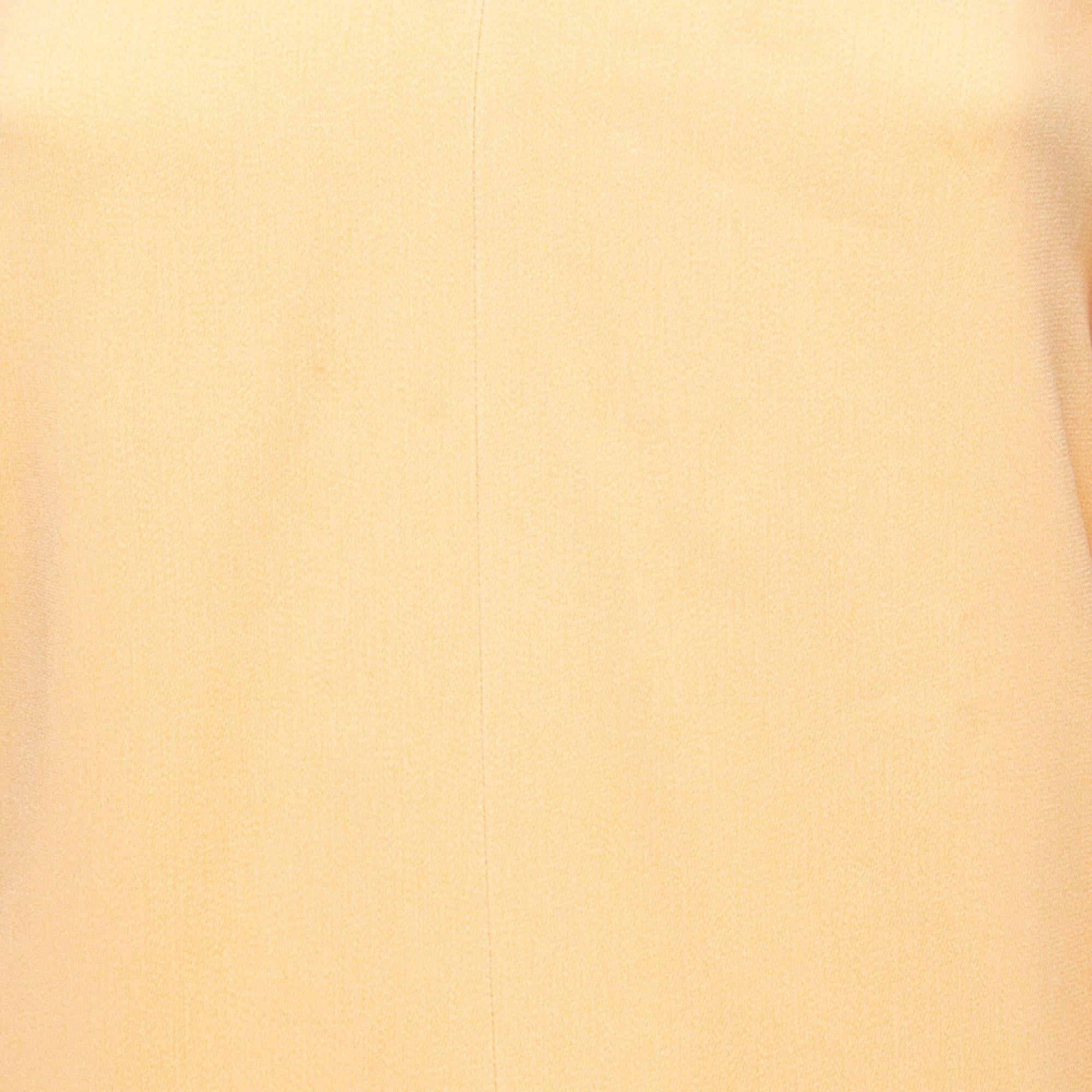 Roland Mouret Peach Orange Crepe Off Shoulder Mini Dress  In Excellent Condition In Dubai, Al Qouz 2