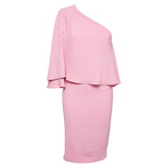 Roland Mouret - Robe asymétrique Amaral en crêpe rose