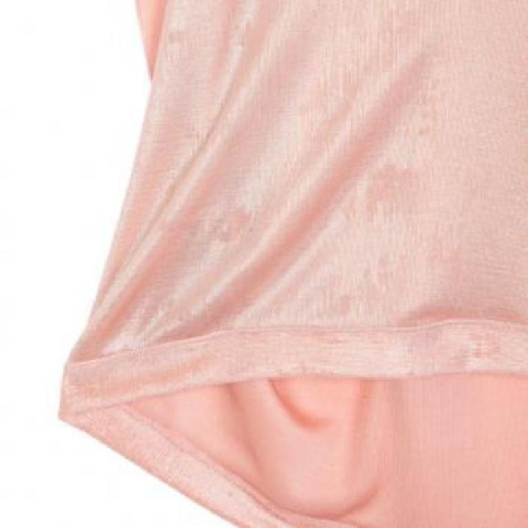 Roland Mouret Rosa Metallic Stretch Top S im Angebot 3
