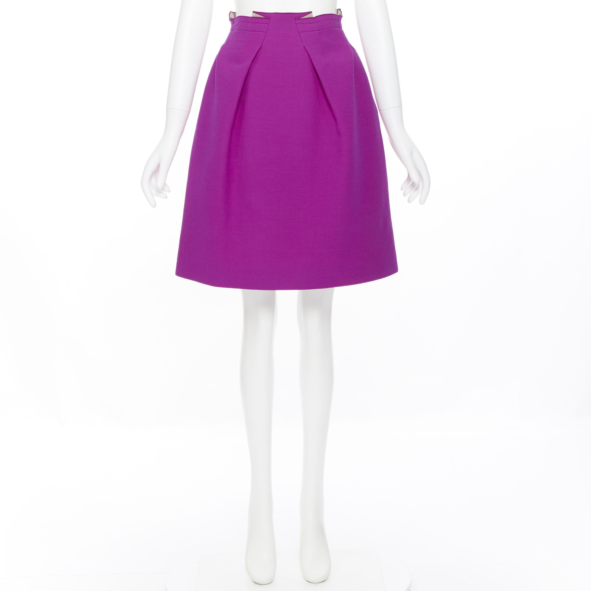 purple a line skirt