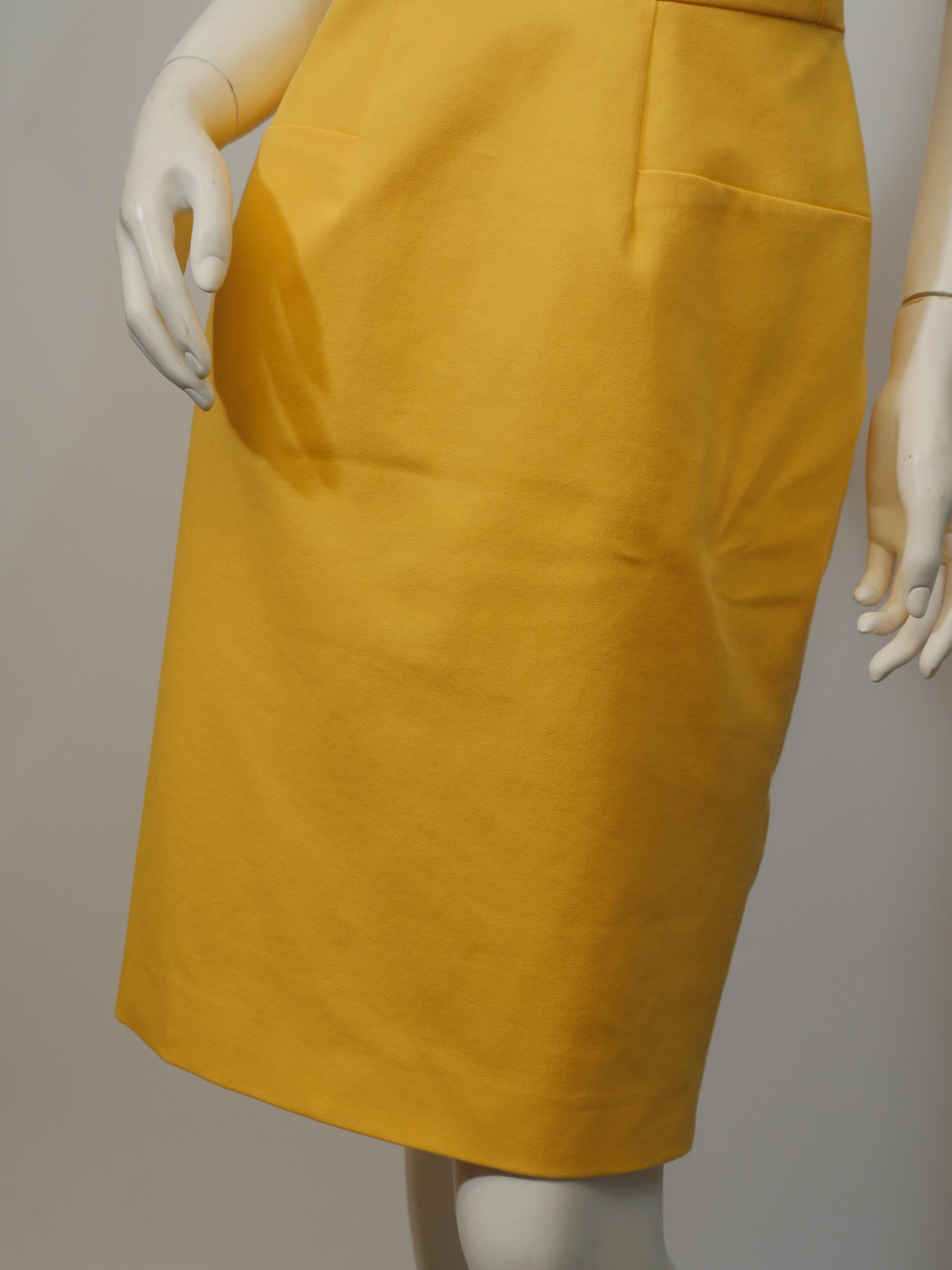 roland mouret yellow dress