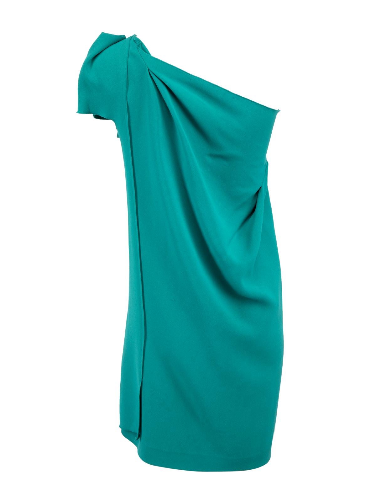 Roland Mouret Women's Asymmetric One Shoulder Mini Dress In Excellent Condition For Sale In London, GB