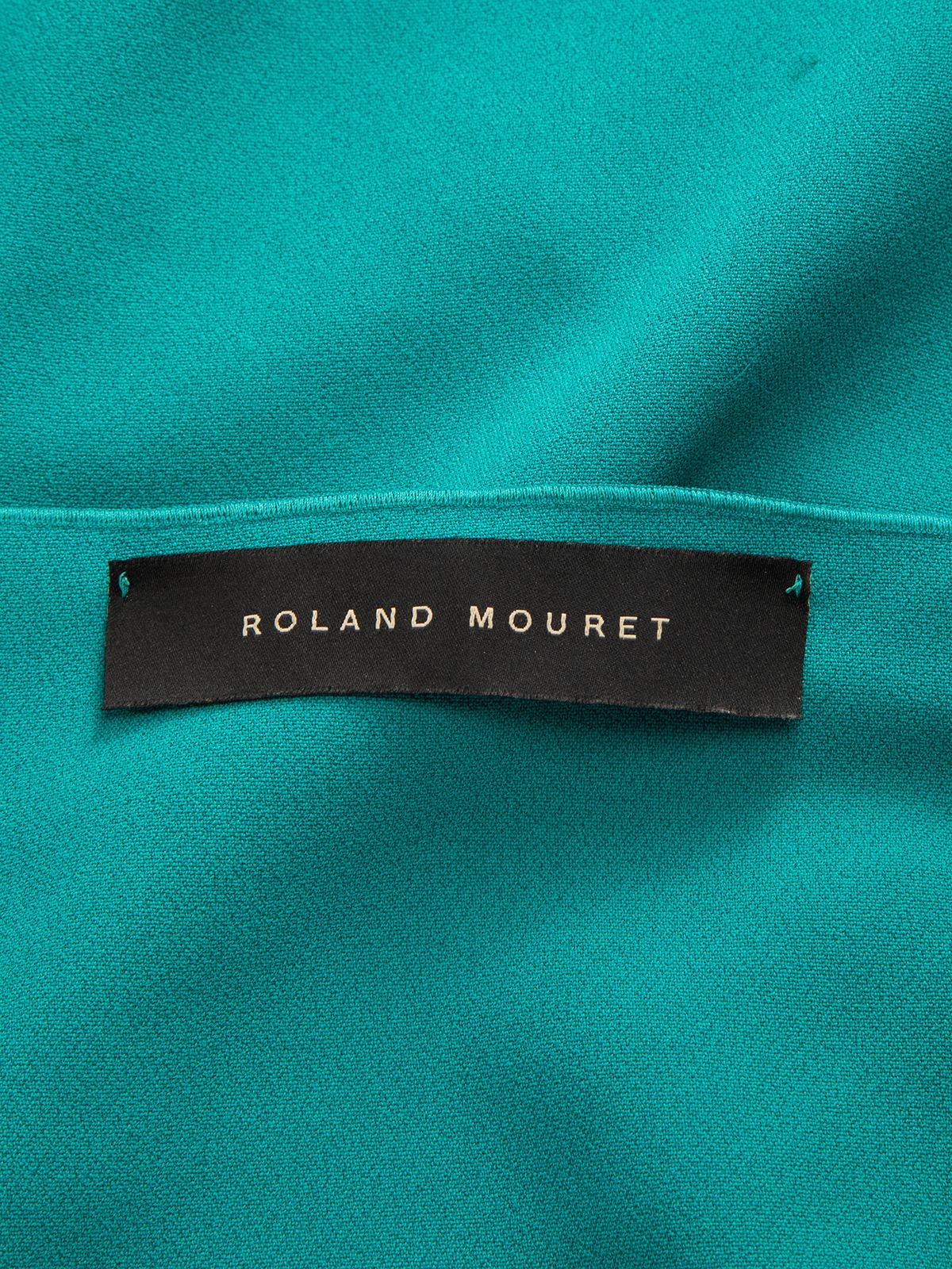 Roland Mouret Women's Asymmetric One Shoulder Mini Dress For Sale 2