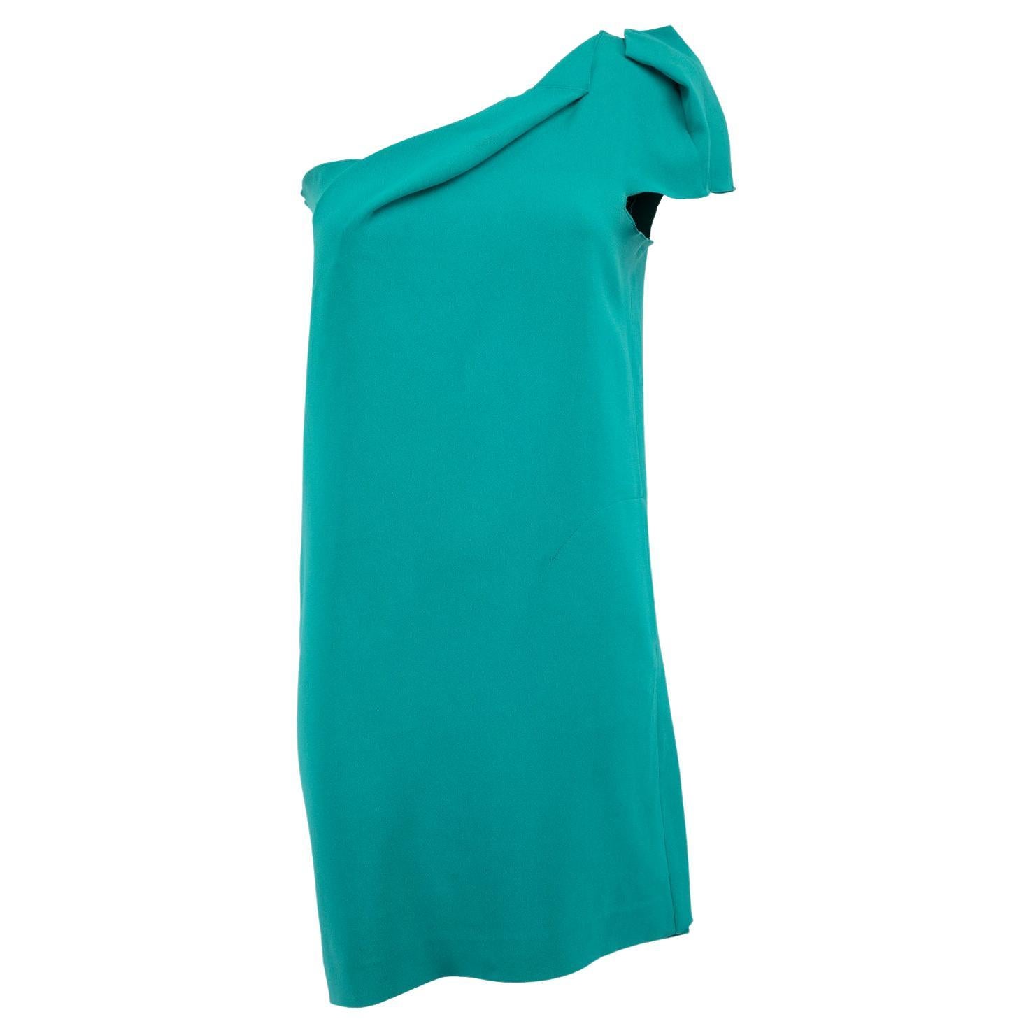 Roland Mouret Women's Asymmetric One Shoulder Mini Dress For Sale