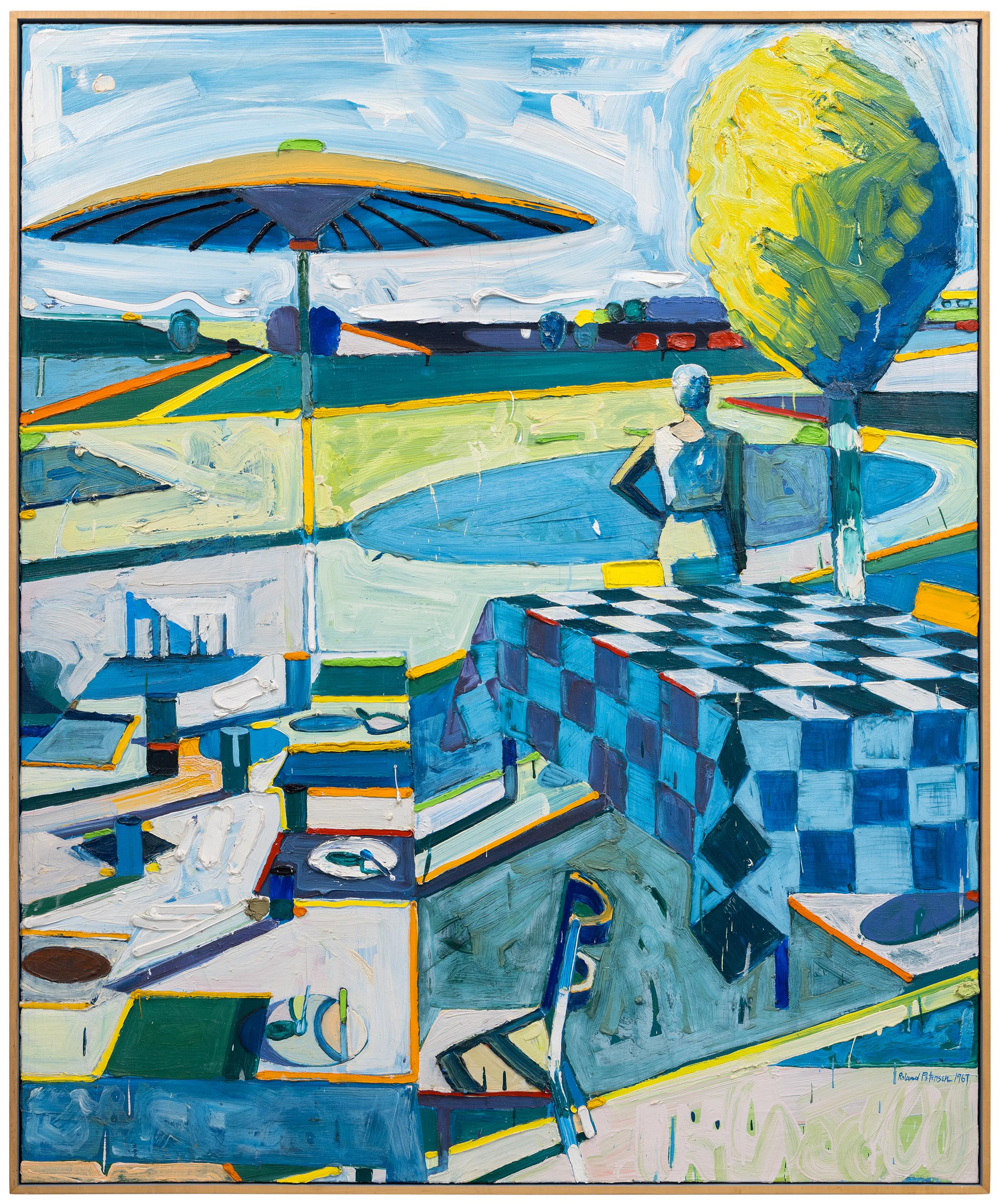 Figura de espera - Painting de Roland Petersen