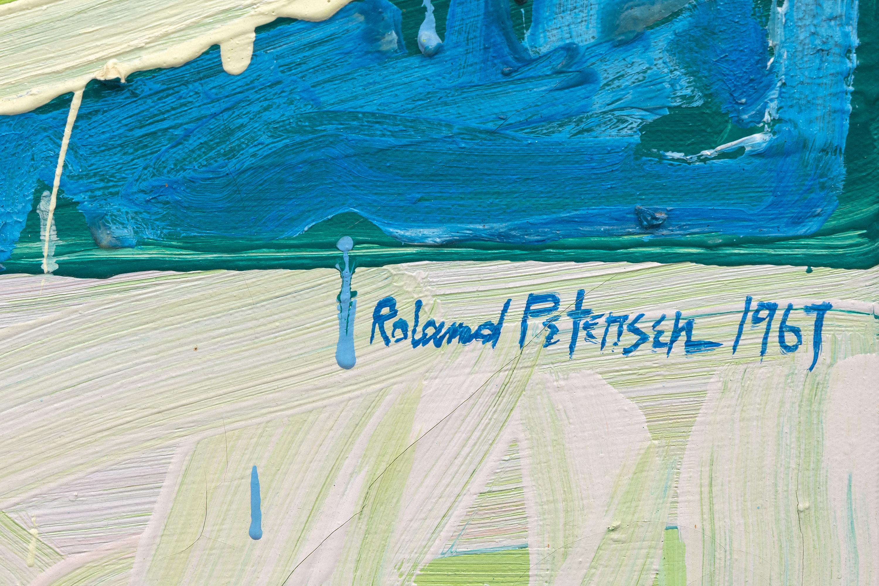 Figura de espera - Painting De la posguerra de Roland Petersen