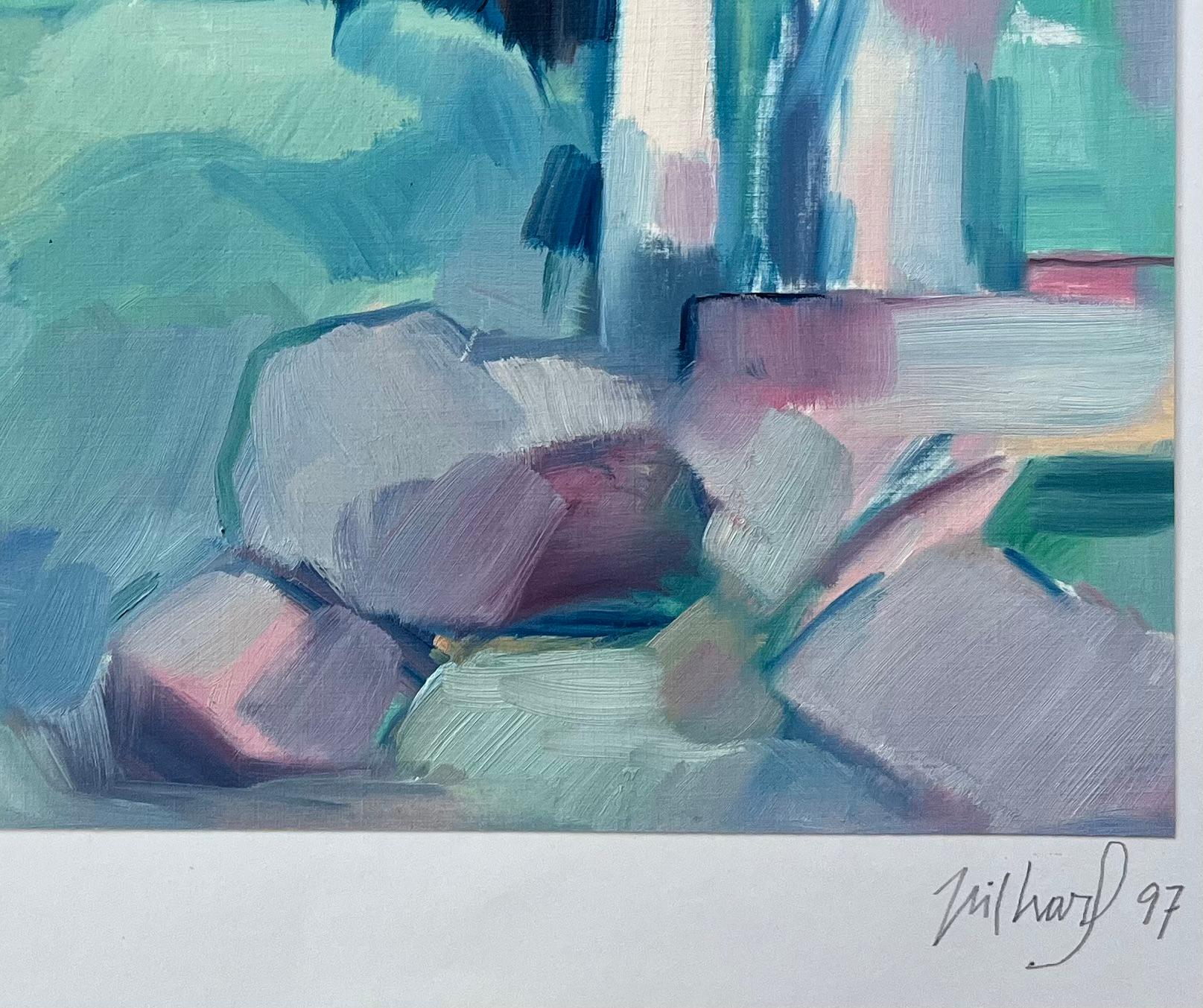 Titolo: Paesaggio astratto con antiche rovine - Pittura a olio contemporanea

Artista: Roland Pichard

Firmato: In basso a destra

Mezzo: Olio su carta ad olio, montato su cartoncino

Dimensioni: 10,75 (altezza) x 14 (larghezza), (montato: 15