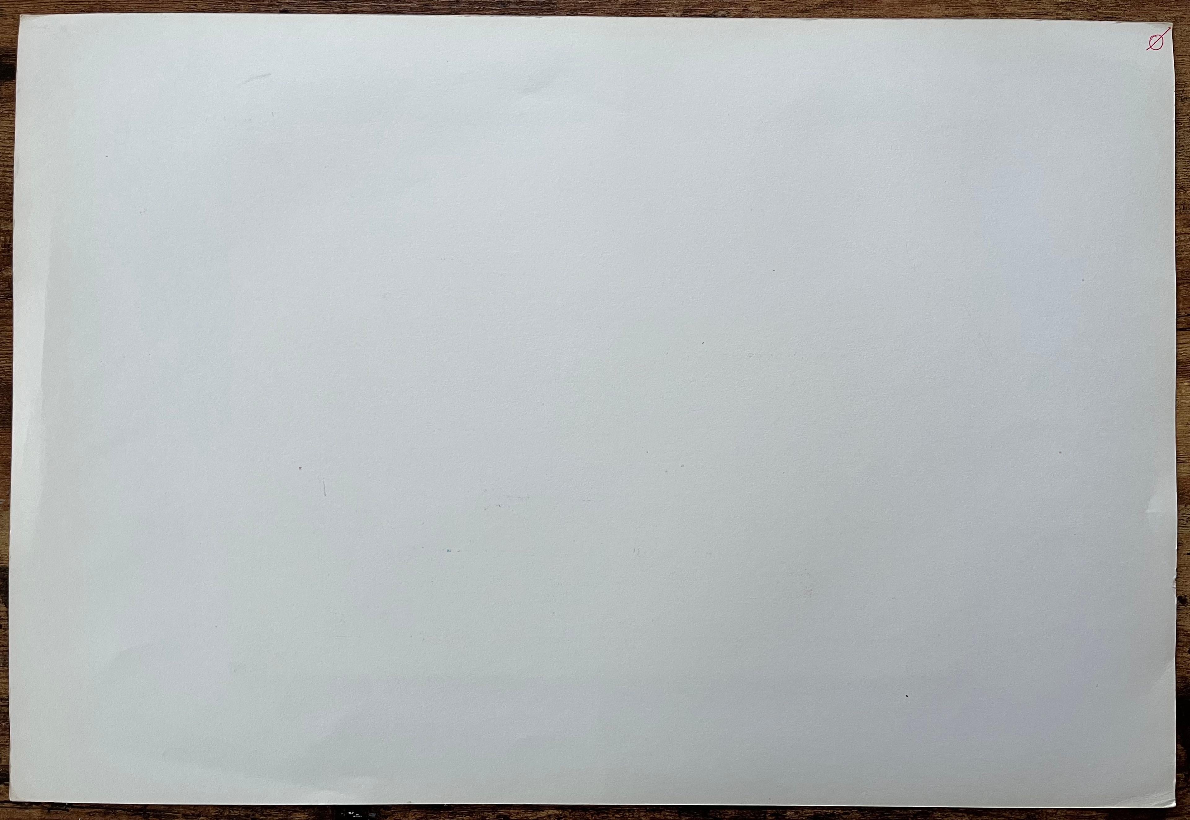 Paesaggio astratto con antiche rovine - Pittura ad olio contemporanea in vendita 2