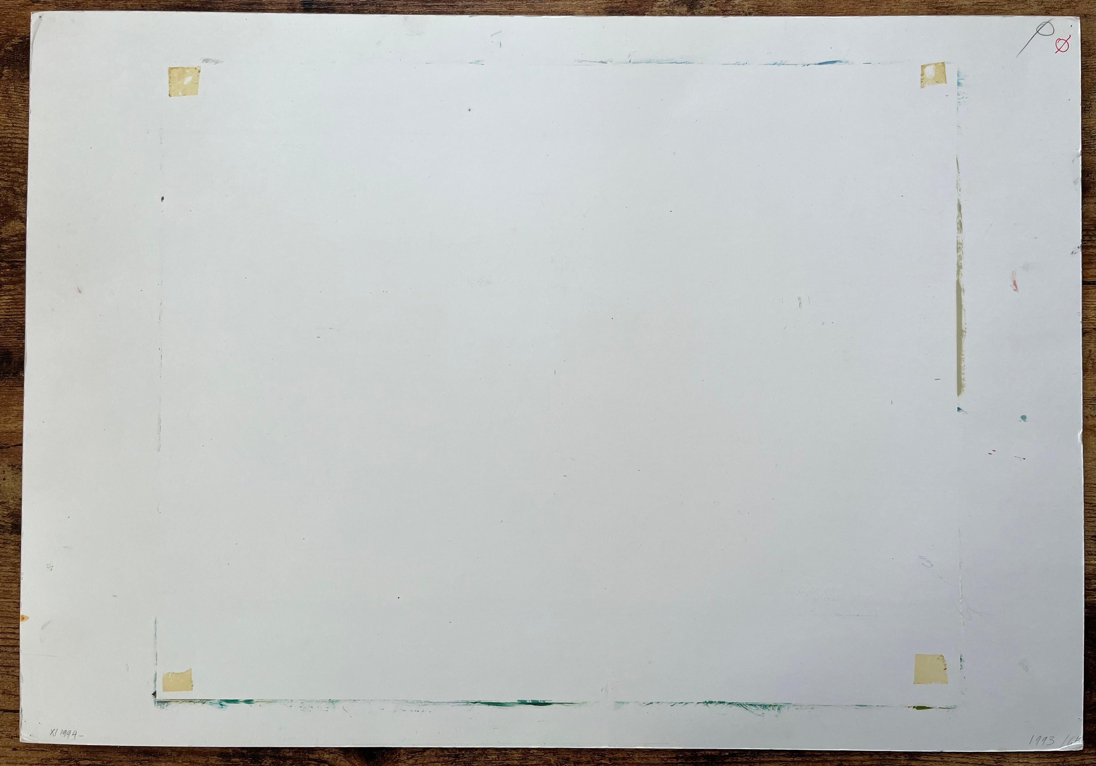 Pintura al óleo original de casitas costeras con barcas a lo largo de una costa tranquila en venta 1