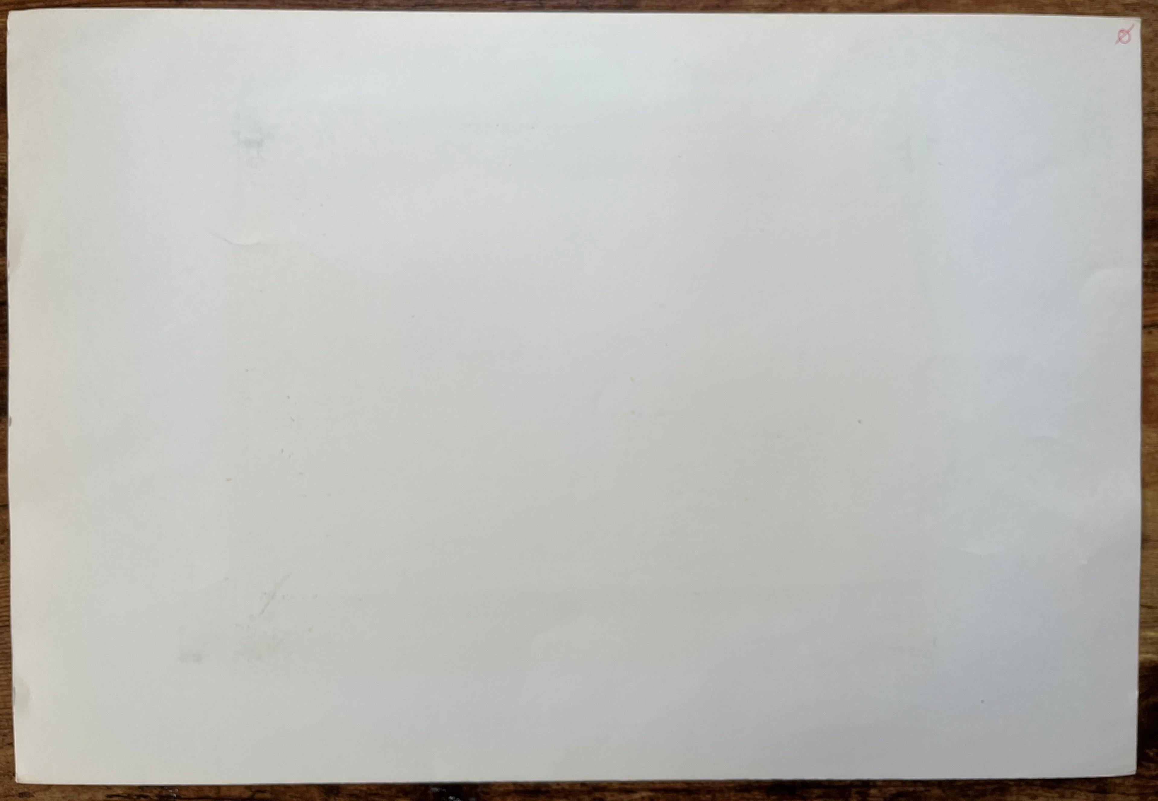 Pintura al óleo original de Paisaje urbano mediterráneo enmarcado por una ventana en venta 2