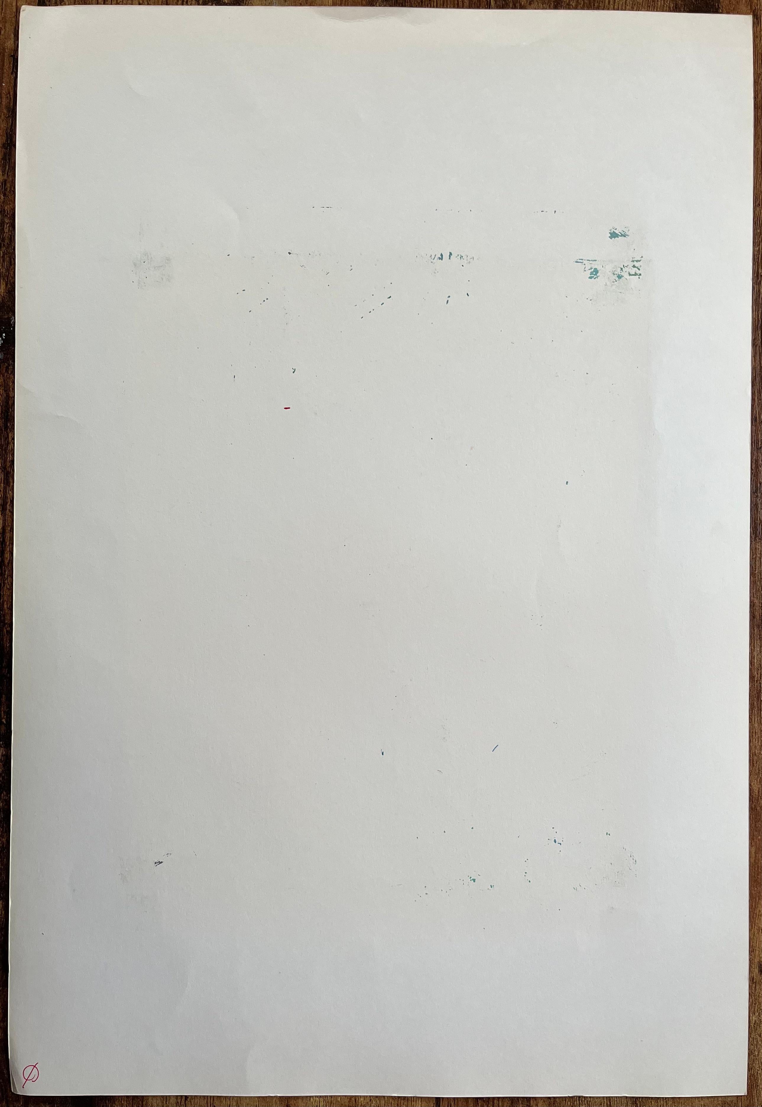 Porträt eines Gentleman in Blau mit Gläsern – expressionistisches Ölgemälde im Angebot 2
