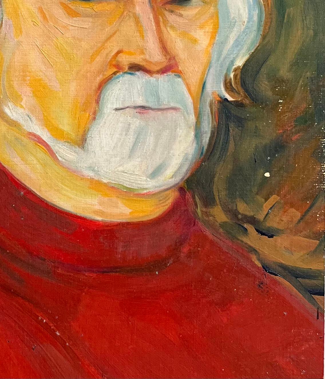 Titolo: Ritratto di un gentiluomo in rosso - Pittura ad olio contemporanea espressiva

Artista: Roland Pichard

Mezzo: Olio su carta ad olio, montato su cartoncino

Dimensioni: 14 (altezza) x 10,75 (larghezza) (montato: 22 (altezza) x 15