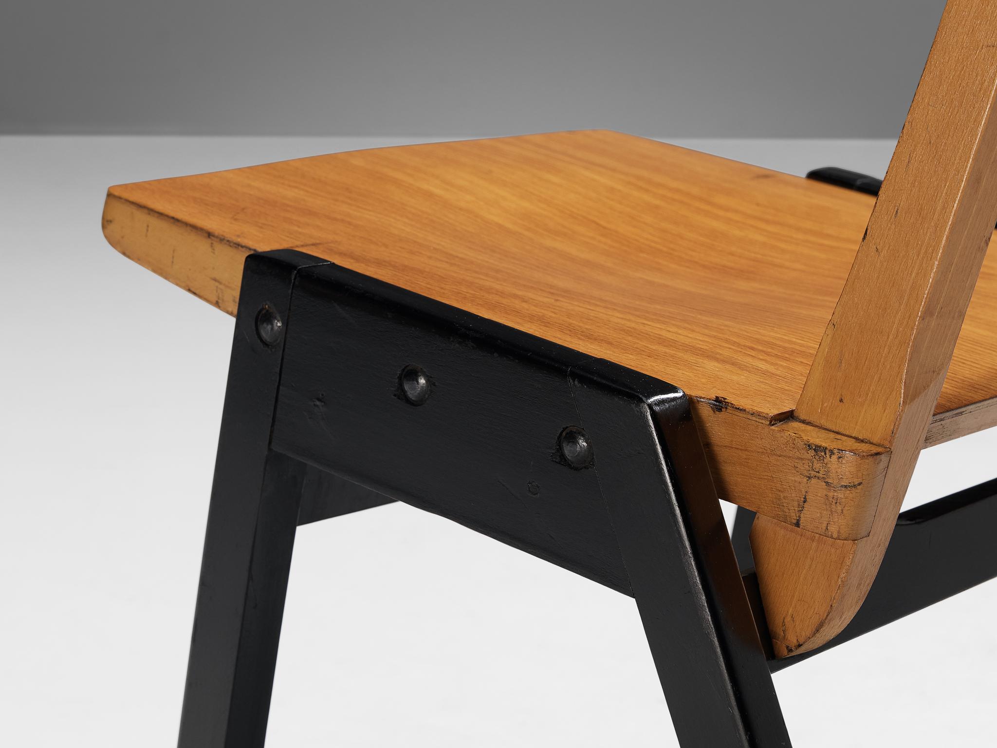 Roland Rainer Esszimmerstühle aus Holz  (Buchenholz) im Angebot