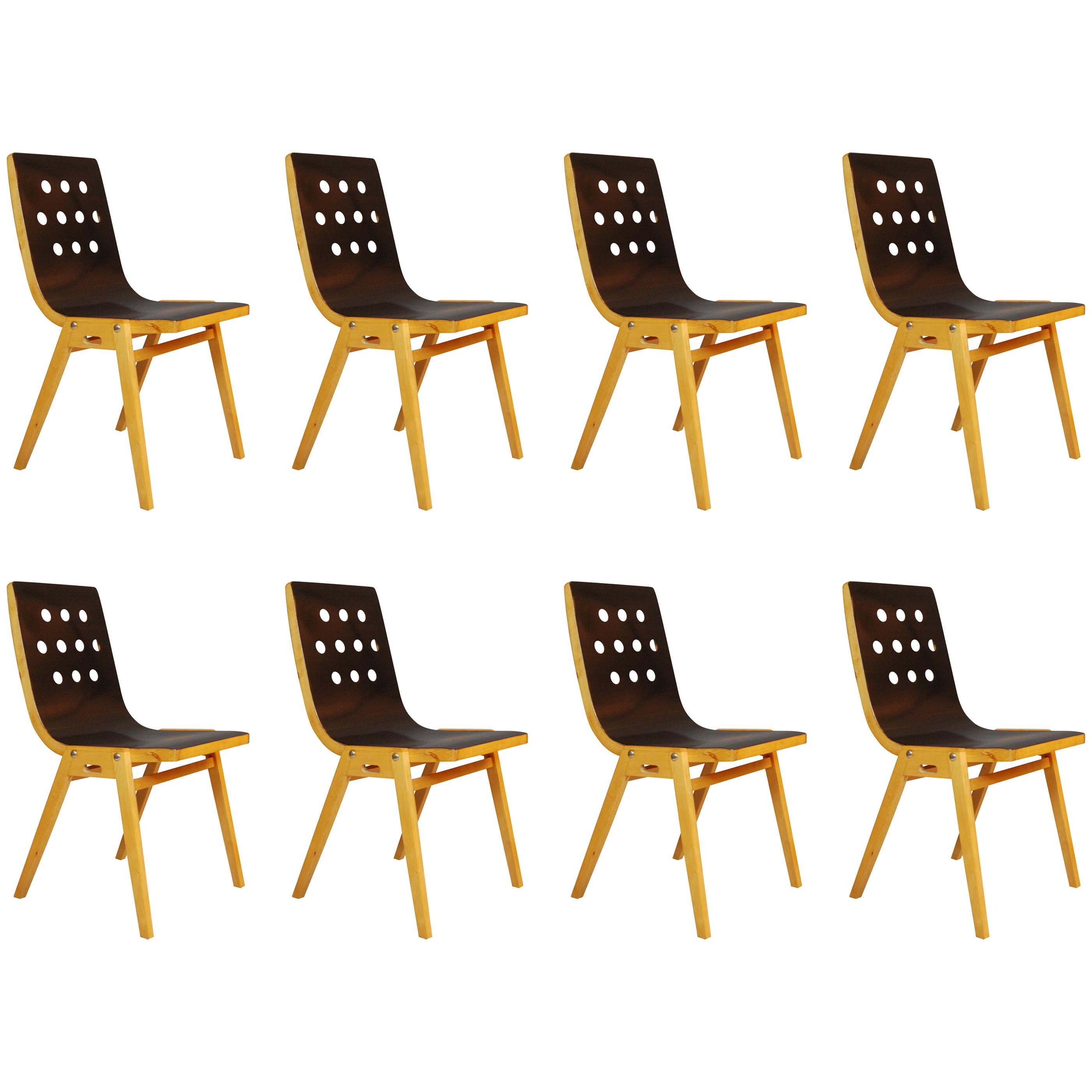 Roland Rainer, Set of Ten Stacking Chairs, 1951