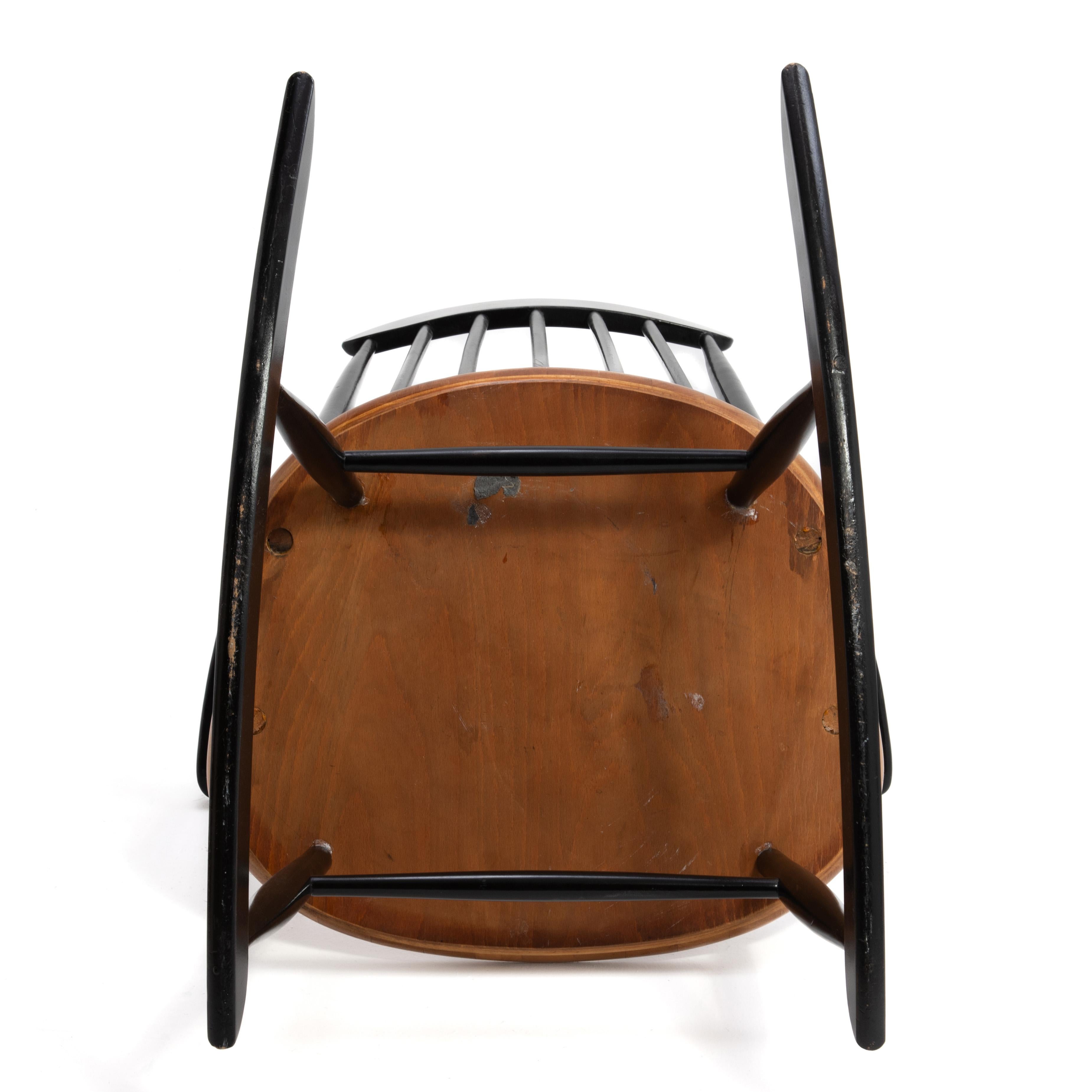 Roland Rainer Großer Schaukelstuhl Hagafors Stolfabrik Mid Century Österreich 1950er Jahre im Angebot 7