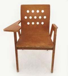 Roland Rainer Writing Desk Chair "Stadthallensessel", Austria, 1950s