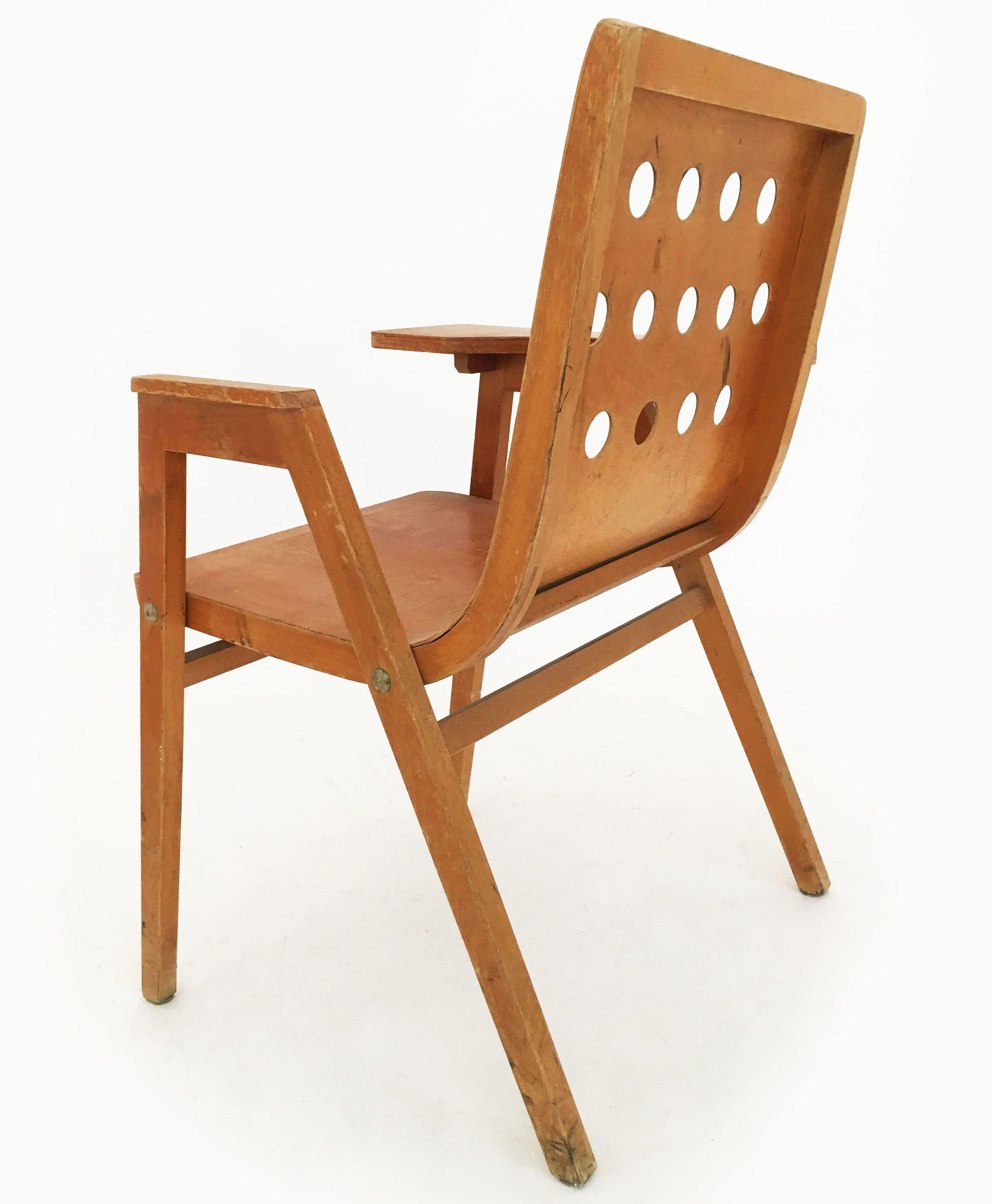 Mid-20th Century Roland Rainer Writing Desk Chair 