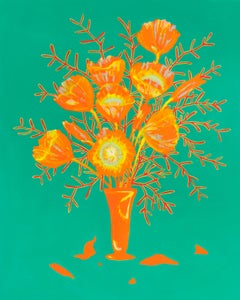 Unrepentant Flowers: Blue Green