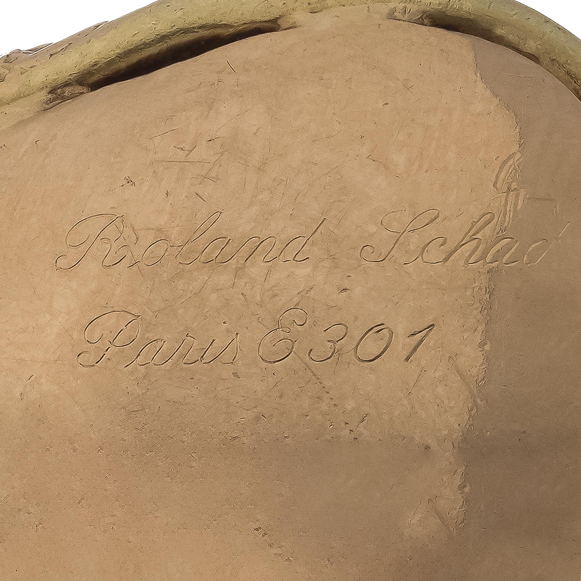 Roland Schad Pendentif émeraude brute en or 18ct en vente 5