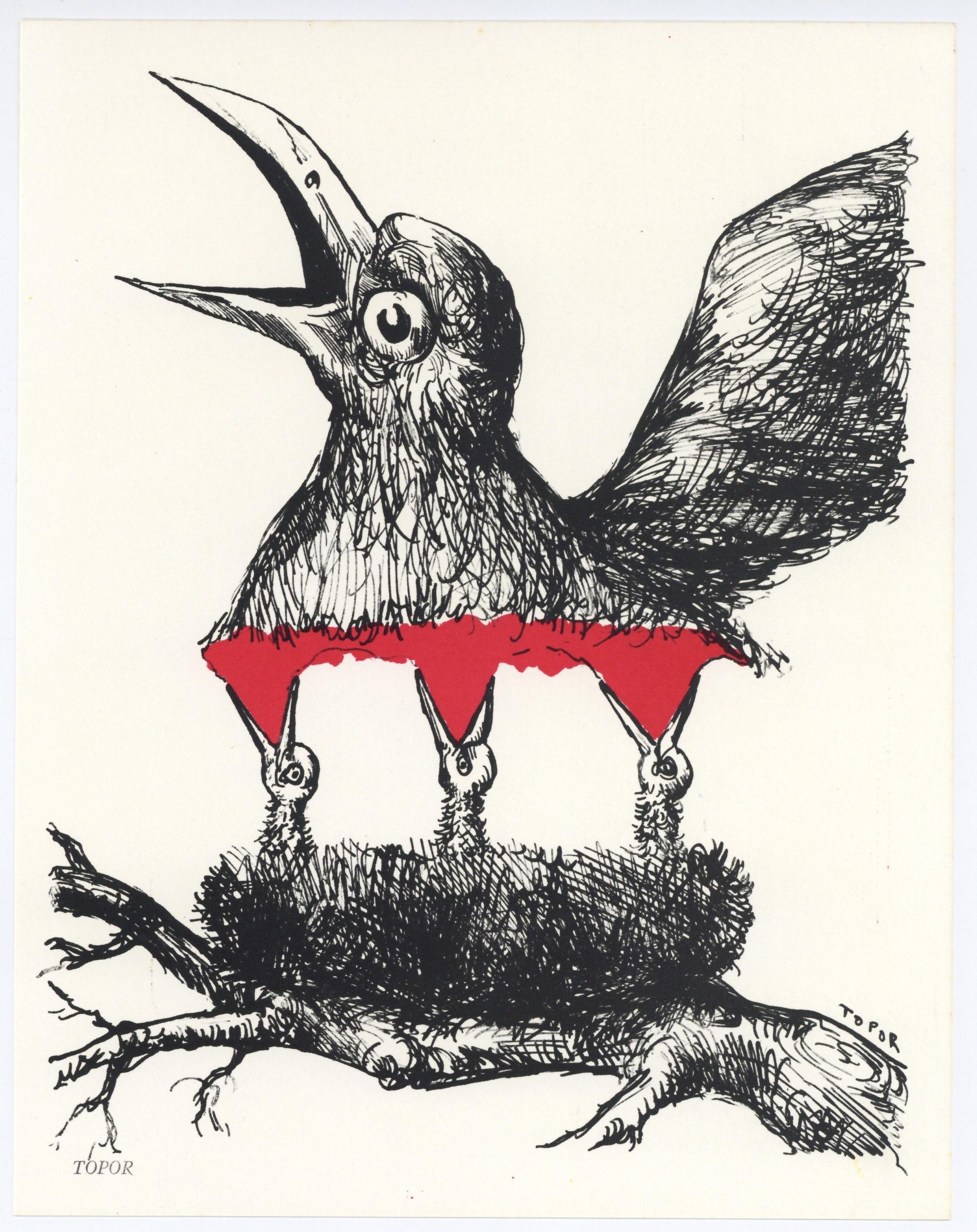 Figurative Print di Roland Topor - litografia originale