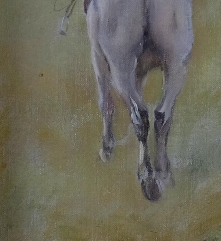 Painting of a Huntsman An Equestrian Sporting Picture Roland Wheelwright 20th C 2