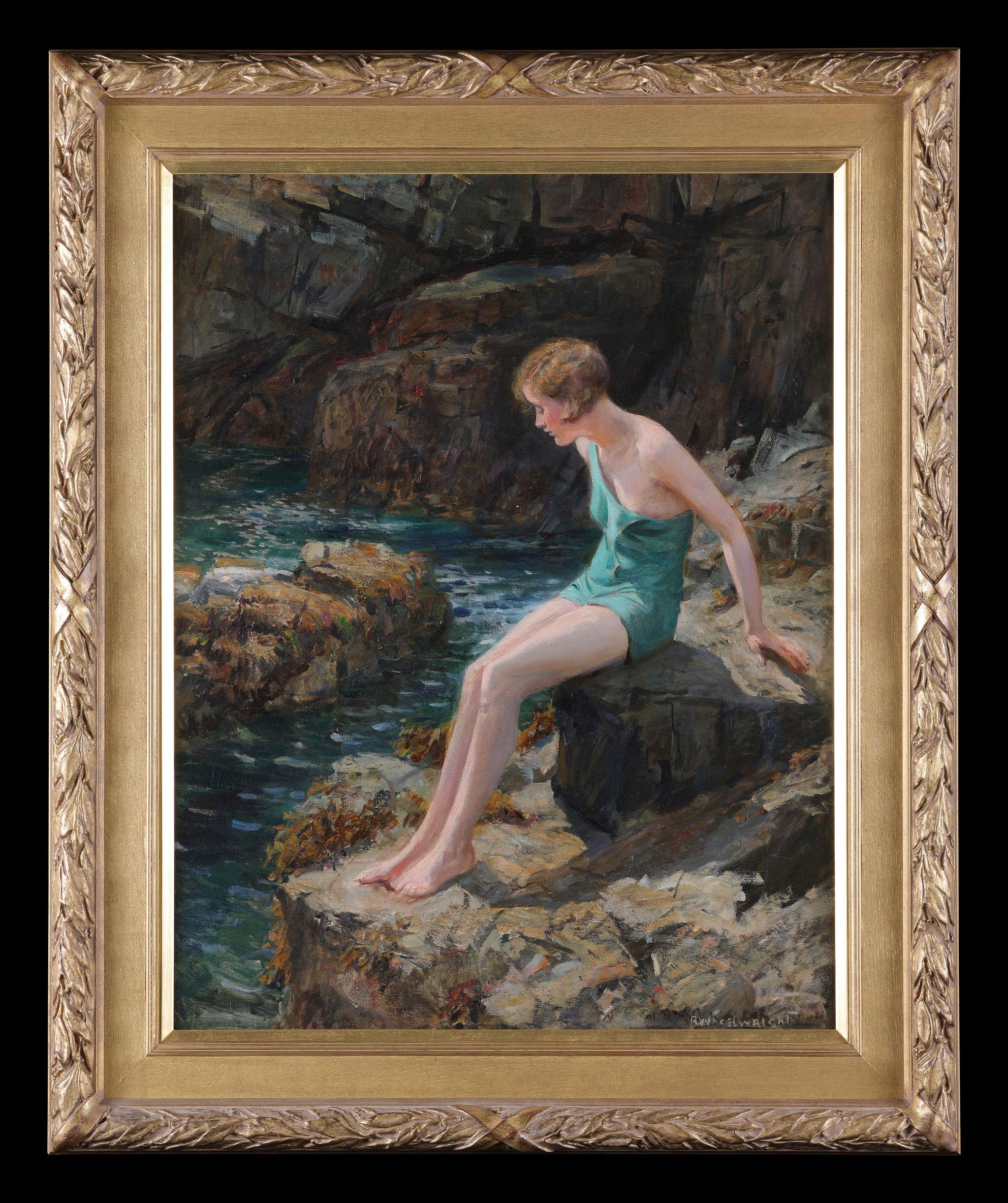 Roland Wheelwright Figurative Painting - The Bather