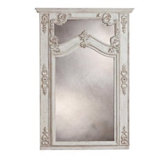 Roland White Wall Mirror by Spini Firenze